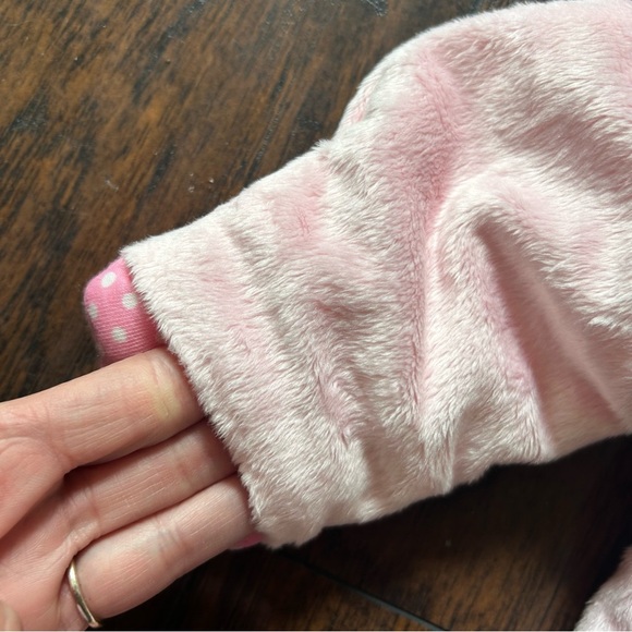 Pink Hooded Baby One Piece - Picture 7 of 9